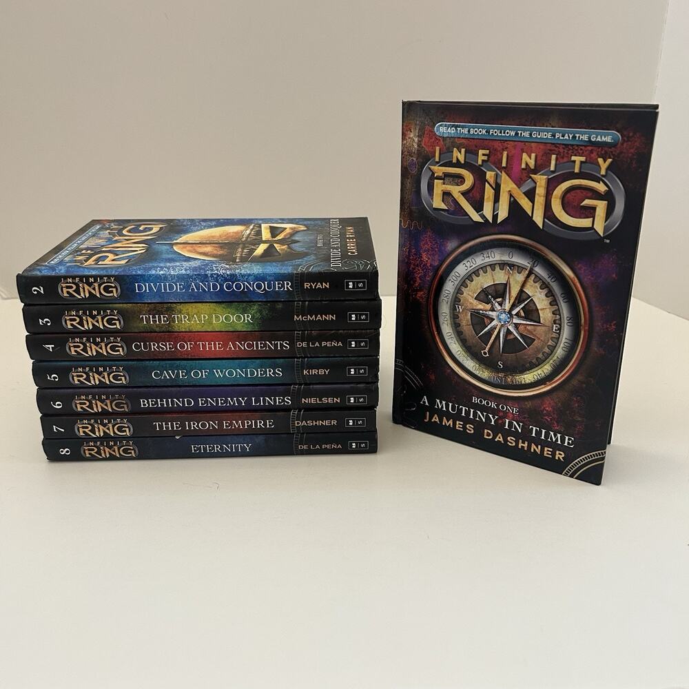 Infinity Ring Complete Series Books 1-8 Hardcover Scholastic Lot of 8 READ